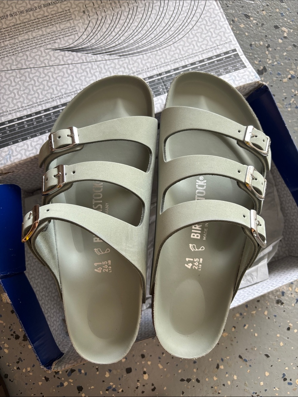 Birkenstock Florida Triple-Stripe Sandals